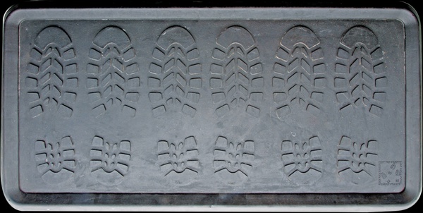 Felpudo Bandeja Goma Limpia Botas